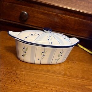 Cooke Street Blueberry Vibe Ceramic Butter Boat